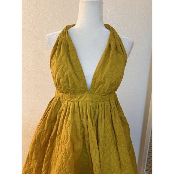 Jean Paul Gaultier X Target Women’s Yellow Halter Tulle Dress 2016 Size 11 NWT - Picture 2 of 11